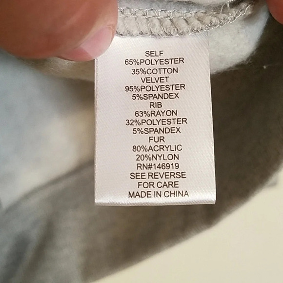 Freshman 1996 New Crewneck Velour Pullover Sweatshirt Medium - Picture 6 of 6